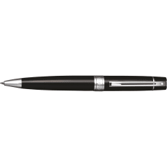 Sheaffer® 300 9312 Glossy Black Ballpoint Pen With Chrome trim