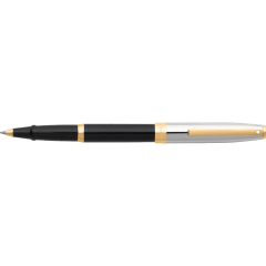 Sheaffer® SAGARIS 9475 Gloss Black Barrel and Chrome Cap Rollerball Pen With Gold Tone  trim