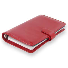 FILOFAX PER COM PATENT ORGANISER RED