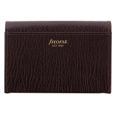 FILOFAX Chester Bus Crd Hldr SLG Brown