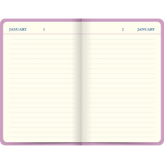 Icon Book Perpetual Diary Pink