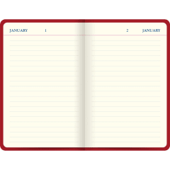 Icon Book Perpetual Diary Red