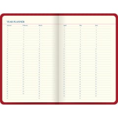 Icon Book Perpetual Diary Red