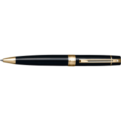 Sheaffer® 300 9325 Glossy Black Ballpoint Pen With Gold-tone trim