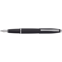 Calais Matt Black Fountain Pen, Medium Nib