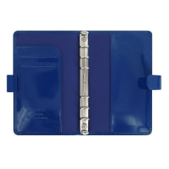 FILOFAX PER COM PATENT ORGANISER BLUE