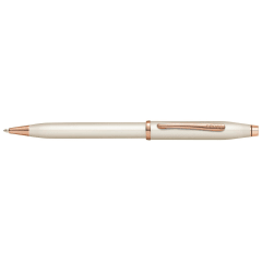 CROSS CENTURY II Pearl White&Rose Gold Ballpoint Pen