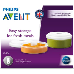 AVENT 4in1 STEAMER BLENDER STORAGE POTS