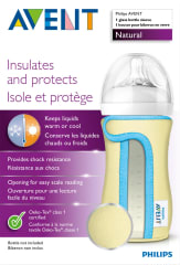AVENT NTRL GLASS SLEEVE 240ML