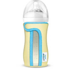 AVENT NTRL GLASS SLEEVE 240ML