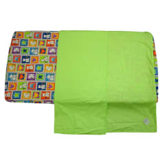 COT COMBO LIME/DOG POLYCOTTON