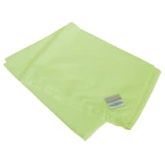 COT SHEET FLAT LIME POLYCOTTON