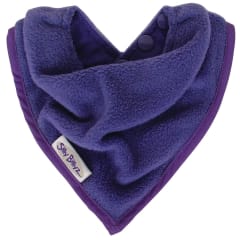 FLEECE BANDANA BIB PURPLE