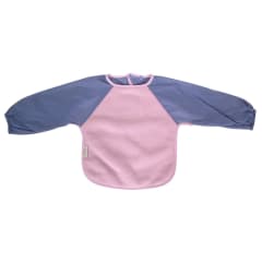 SILLY BILLYZ FLEECE LARGE L/S BIB MAUVE/LILAC