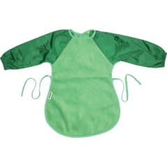 FLEECE MESSY EATER BIB FERN/MOSS