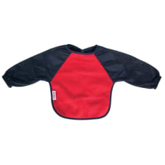 FLEECE SMALL L/S BIB RED/NAVY