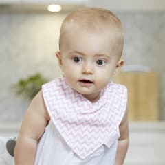 JERSEY BANDANA PINK CHEVRON