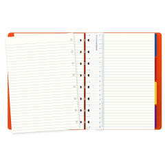 A5 SAFFIANO NOTEBOOK BR ORANGE