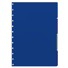 A4 NOTEBOOK COLOUR INDICIES 4PK