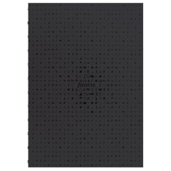 A4 Notebook Black Folio Refill 56pk