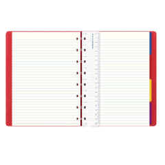 FILOFAX A5 SAFFIANO NOTEBOOK POPPY RED