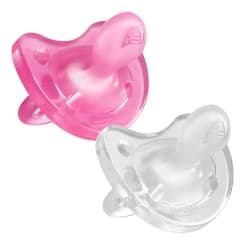 Soother: Physio Soft 0-6m 2pk - Girl