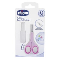 CHICCO Baby Nail Scissors - Pale Pink