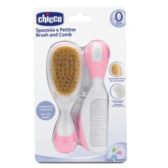 CHICCO Brush and Comb - Pale Pink