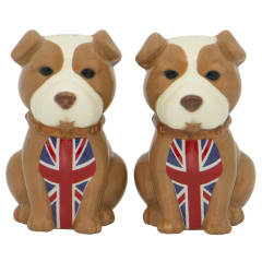 BULLDOG SALT AND PEPPER SET