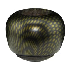 APPLE CARBON FINISH BOWL YELLOW