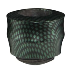 PLYMOUTH CARBON FINISH BOWL GREEN