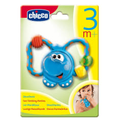 CHICCO Elephant Fun Plastic Teething Rattle