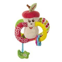 Easy To Grip Apple Textile Rattle