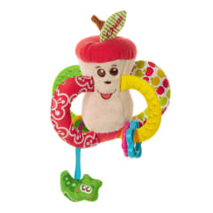 Easy To Grip Apple Textile Rattle