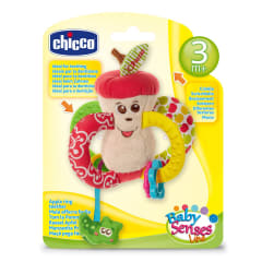 Easy To Grip Apple Textile Rattle