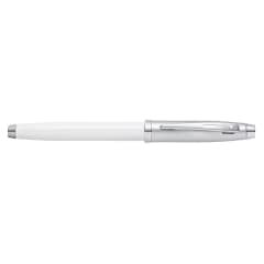 Sheaffer® 100 White Lacquer/Chrome Medium Nib Fountain Pen HS