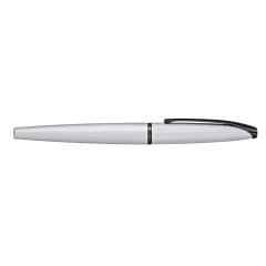 CROSS ATX Brushed Chrome Etched Diamond Fountain Pen, Medium Nib