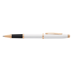 CENTURY II Pearl White&Rose Gold Rollerball Pen