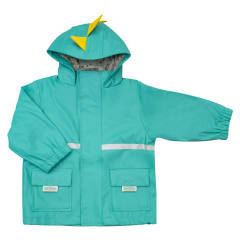 WATERPROOF JACKET AQUA DINO HOOD SMALL