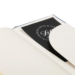 LETTS Legacy Slim Pkt N/Book w/ Gld pen Blue