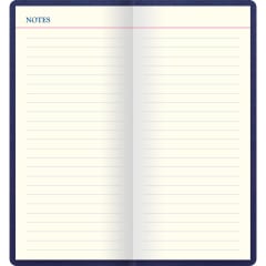 LETTS Legacy Slim Pkt N/Book w/ Gld pen Blue