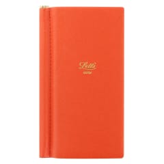 LETTS Legacy Slim Pkt N/Book w/ Gld pen Orng