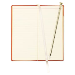 LETTS Legacy Slim Pkt N/Book w/ Gld pen Orng