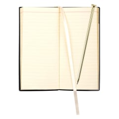 LETTS Legacy Slim Pkt N/Book w/ Gld pen Blk