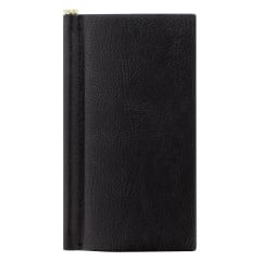 LETTS Origins Slim Pkt N/Book w/ Gld pen Blk