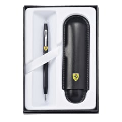 CROSS Ferrari Century Matte Black Lacquer Ballpoint Pen with Pouch