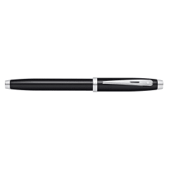 Sheaffer® 100 9338 Glossy Black Fountain Pen With Chrome trim - Medium