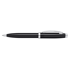 100 Black Lacq/Chrome Plate Ballpoint Pen