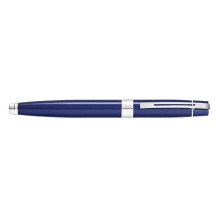 Sheaffer® 300 9341 Glossy Blue Fountain Pen With Chrome trim - Medium