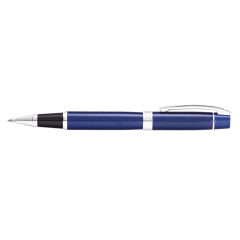 Sheaffer® 300 9341 Glossy Blue Rollerball Pen With Chrome trim